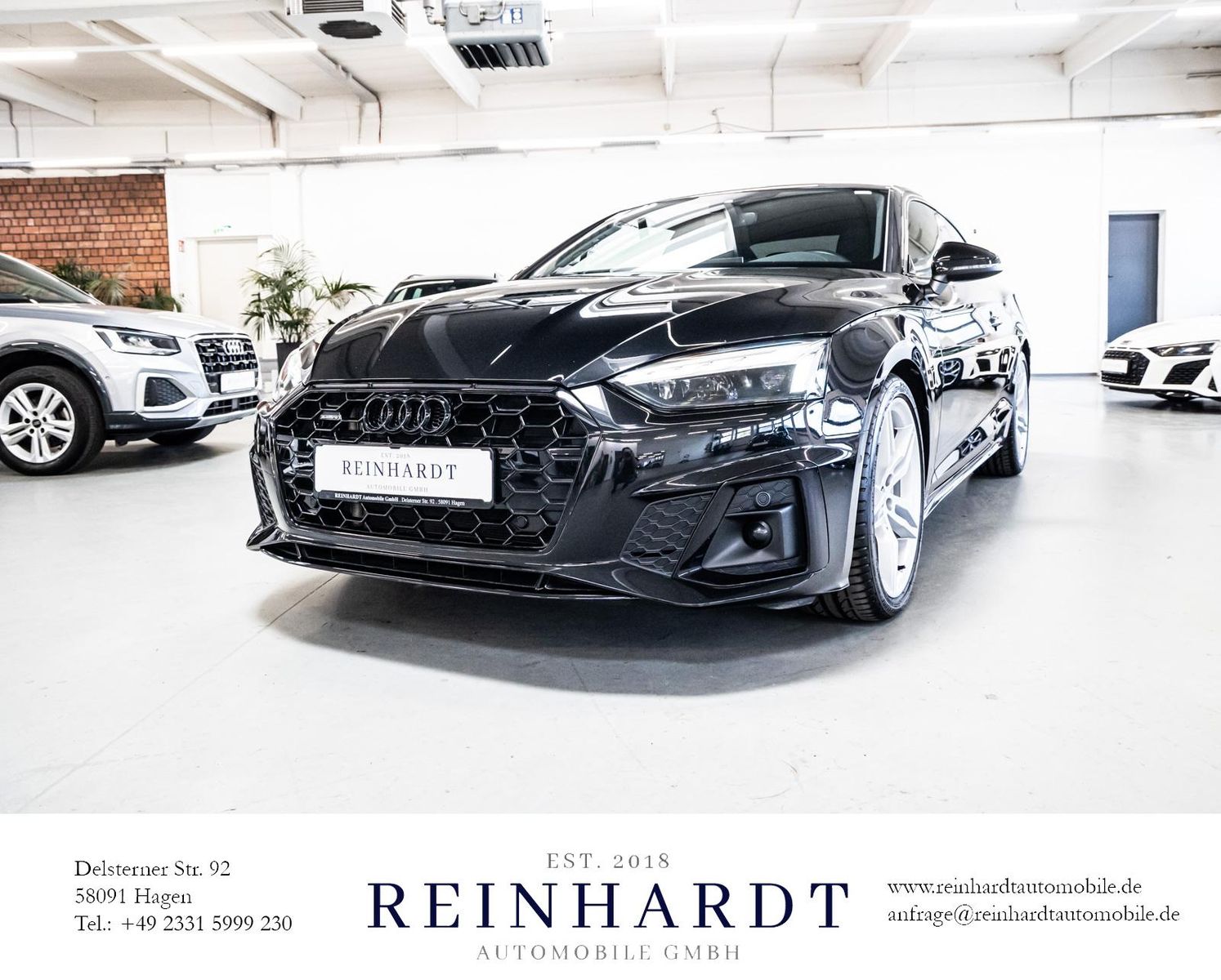 Audi A5 COUPE 40TDi Q S LINE/ALL-BLACK/19Z./ACC/MATRX