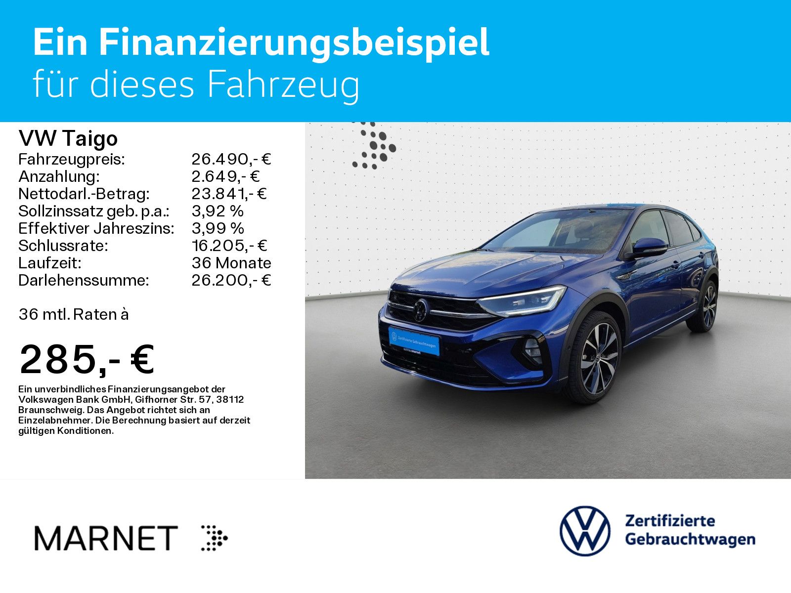 Volkswagen Taigo 1.5 TSI DSG R-Line - Samsaru's Car Outlet