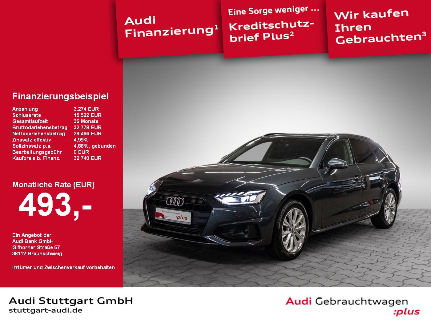 Audi A4 Avant 40 TFSI advanced - Samsaru's Car Outlet