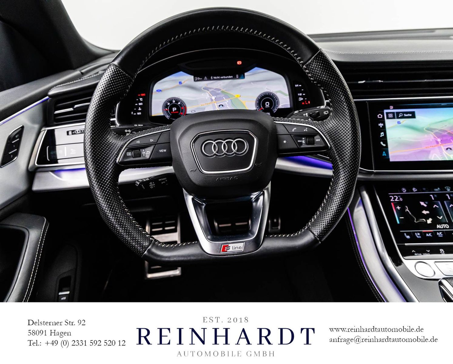 Audi Q8 50TDi Q 2x S LINE/BLACK/ACC/HuD/PANO/S-SITZE