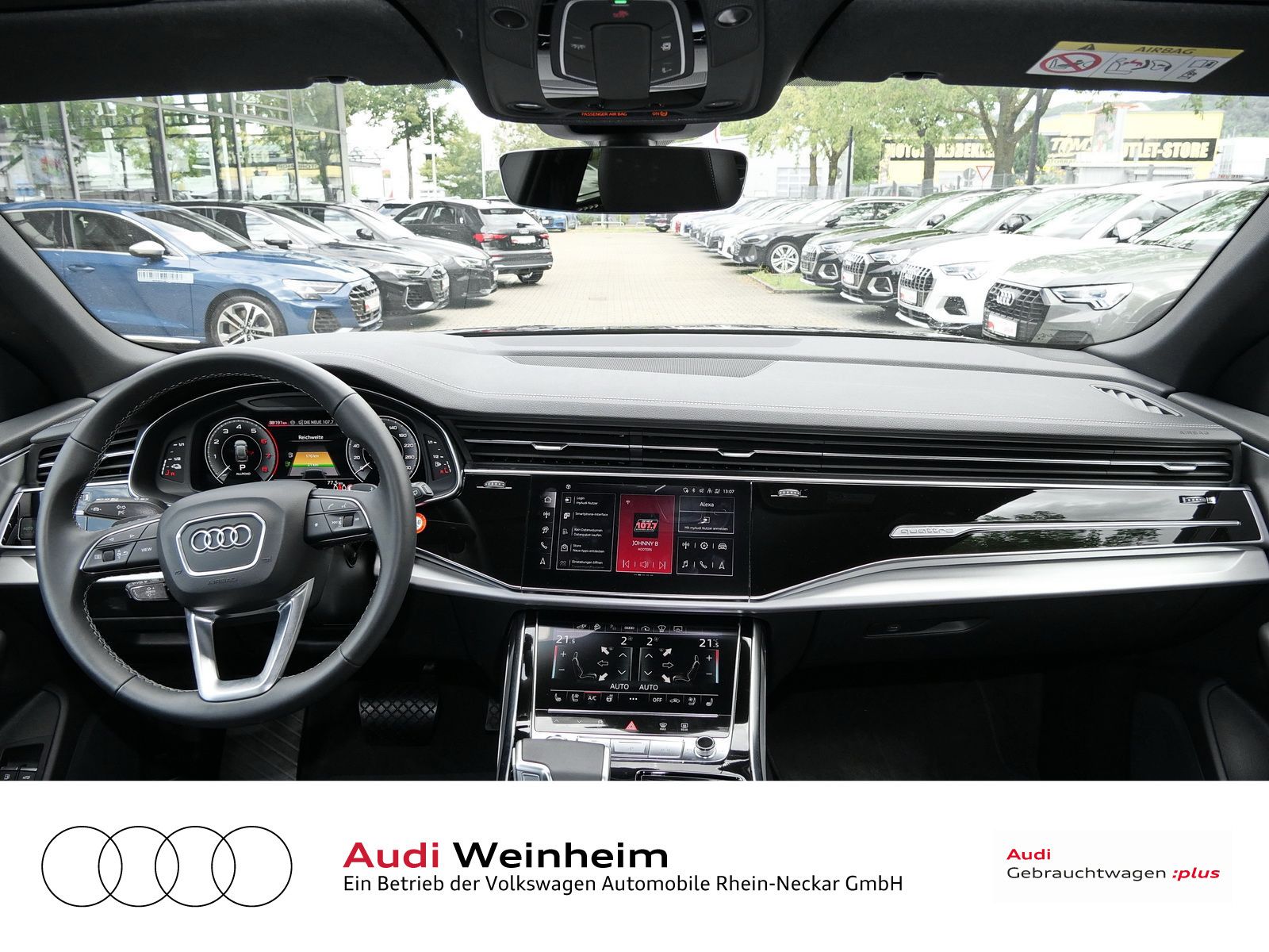 Audi Q8 55 TFSIe Black-Paket Headup UPE 113.835€