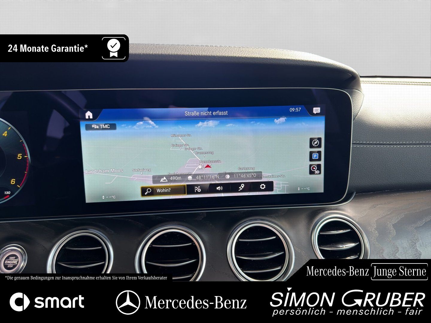 Mercedes-Benz E 220 d 4M AMG Line IntExt Widescreen LED Kamera
