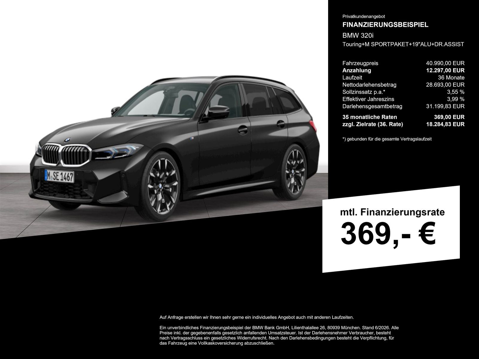 BMW 320i Touring+M SPORTPAKET+19"ALU+DR.ASSIST
