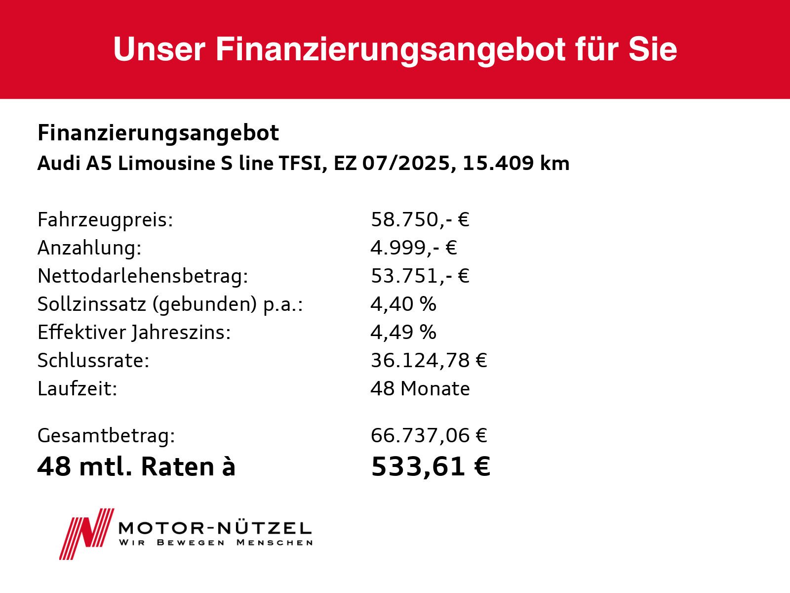 Audi A5 Lim e-hybrid 220kW S-LINE MATRIX+B&O+ACC+PANO