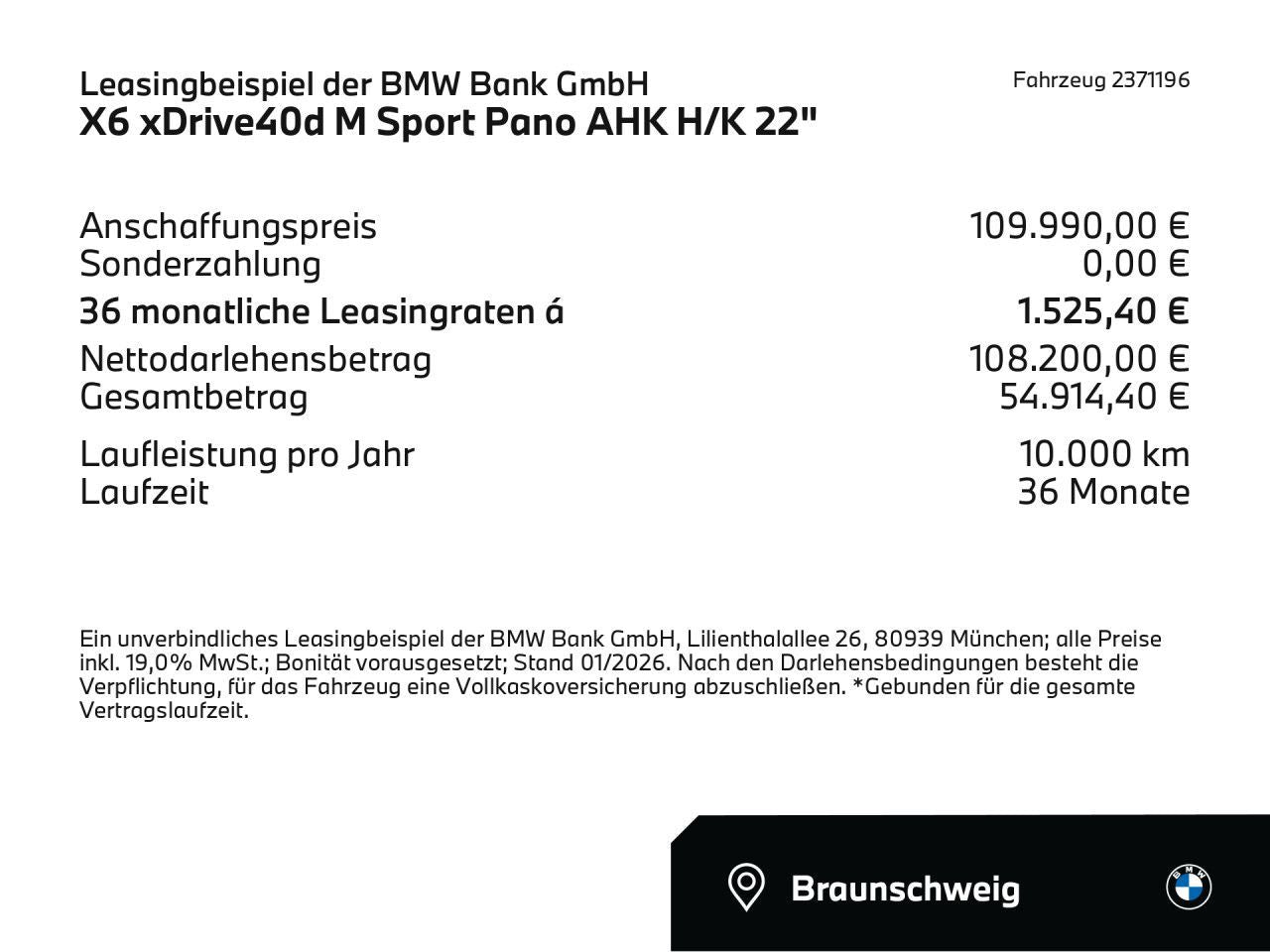 BMW X6 xDrive40d M Sport Pano AHK H/K 22"