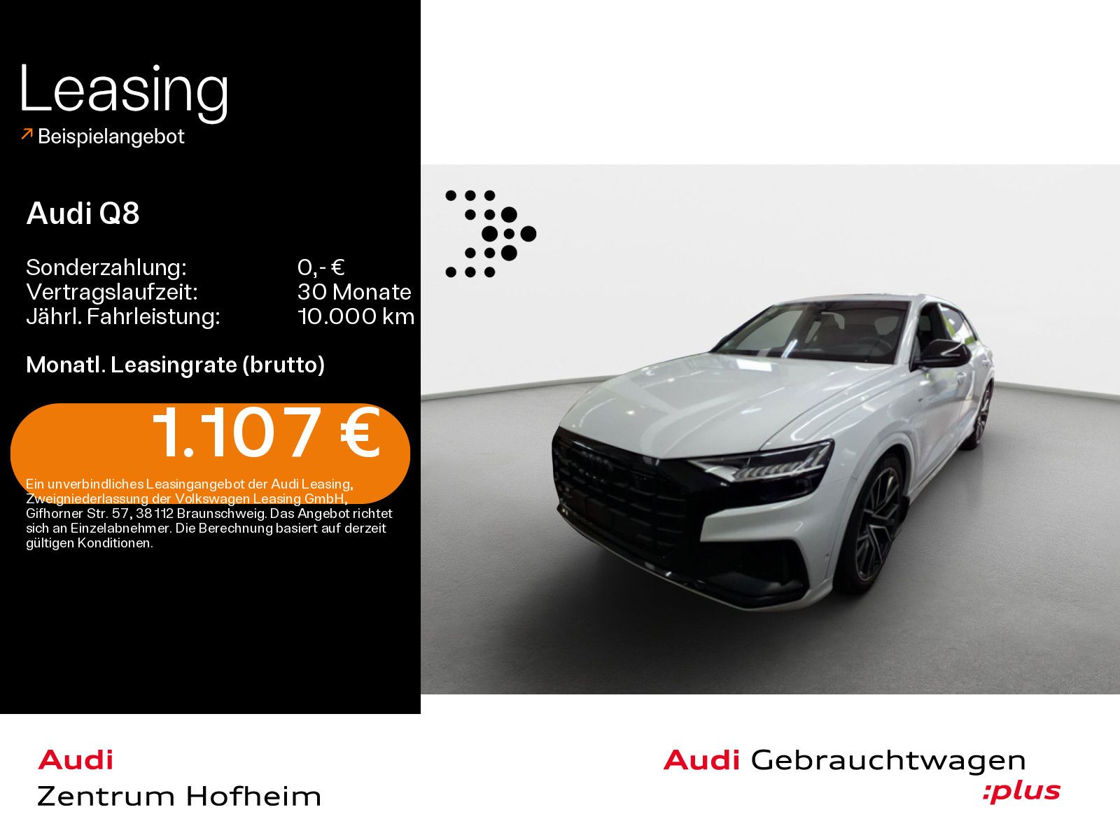 Audi Q8 60 TFSIe qu S line tip*Air*B&O*HUD*Pano*Matri