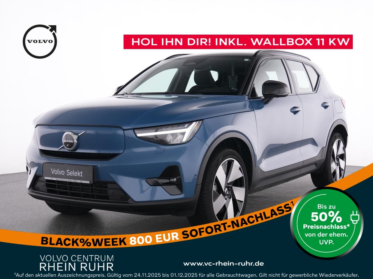 Volvo XC40 PURE ELECTRIC ULTIMATE AHK+LM 20''+MET+360°