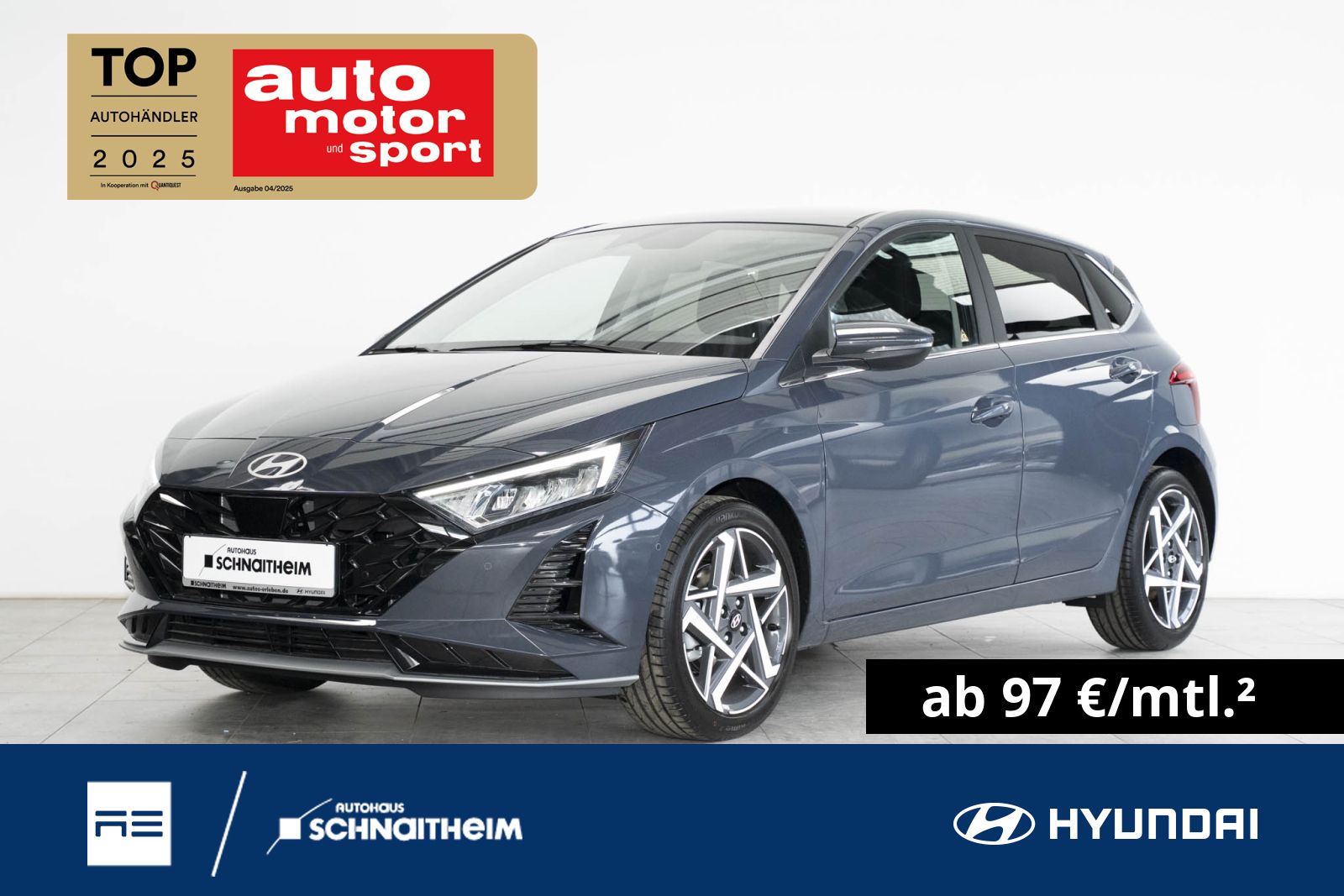 Hyundai i20 Prime 1,0 T-GDi 100 PS 7-DCT  2WD Licht BOSE