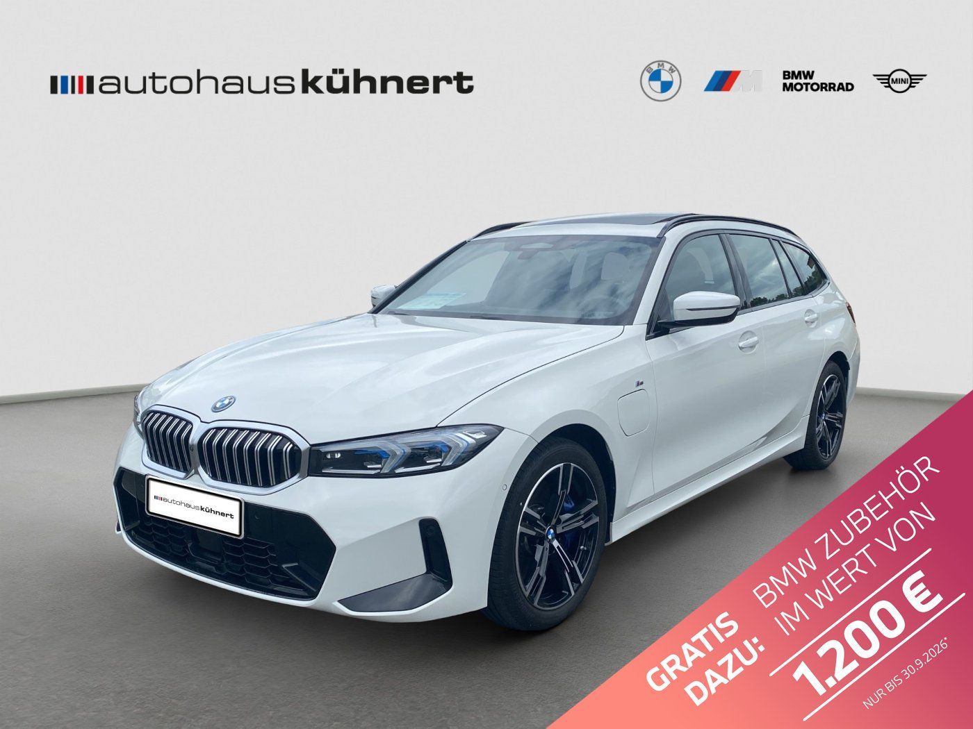 BMW 330e Touring ///M-Sport ACC AHK Pano H&K 360° DA