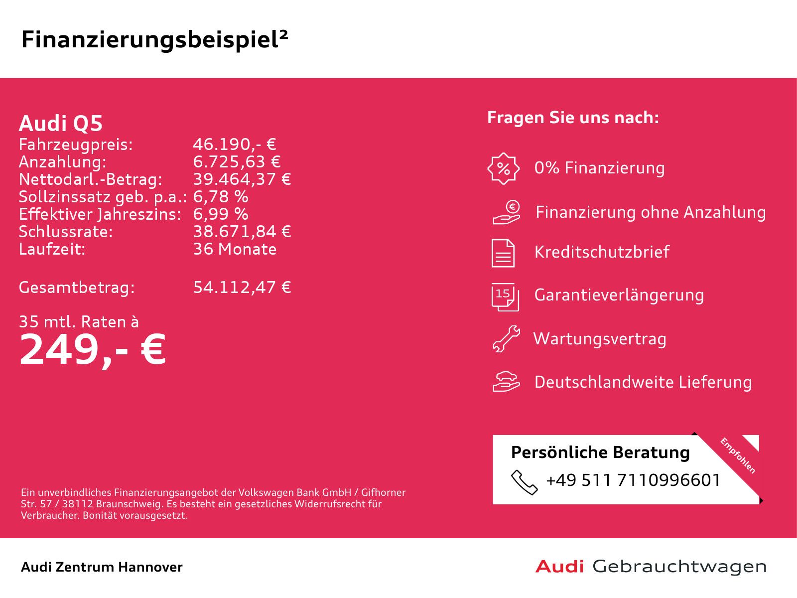Audi Q5 S line 40 TDI quattro Matrix B&O Kamera AHK