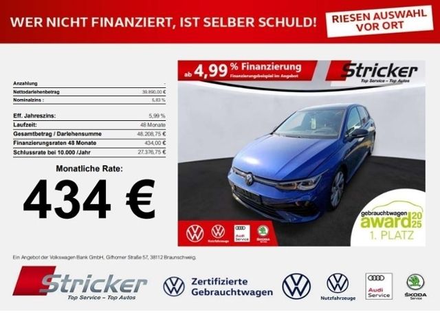 Volkswagen Golf R Black Style 2.0TSI 434,-ohne Anzahlung R-