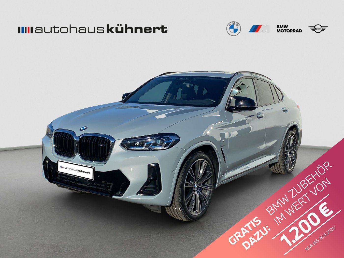 BMW X4 M40d M-Sport Laser ACC AHK Pano 360° H&K StHz