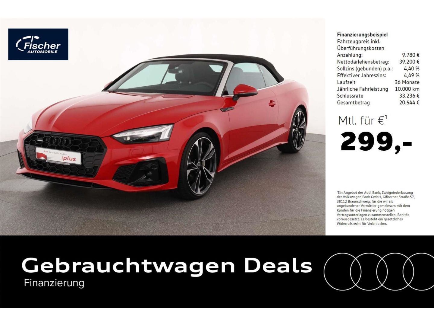 Audi A5 Cabriolet 40TDI quattro S line AHK/20''/Matri