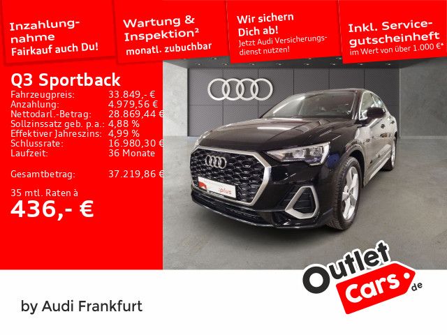Audi Q3 Sportback 35 TDI quattro S tronic S line Navi