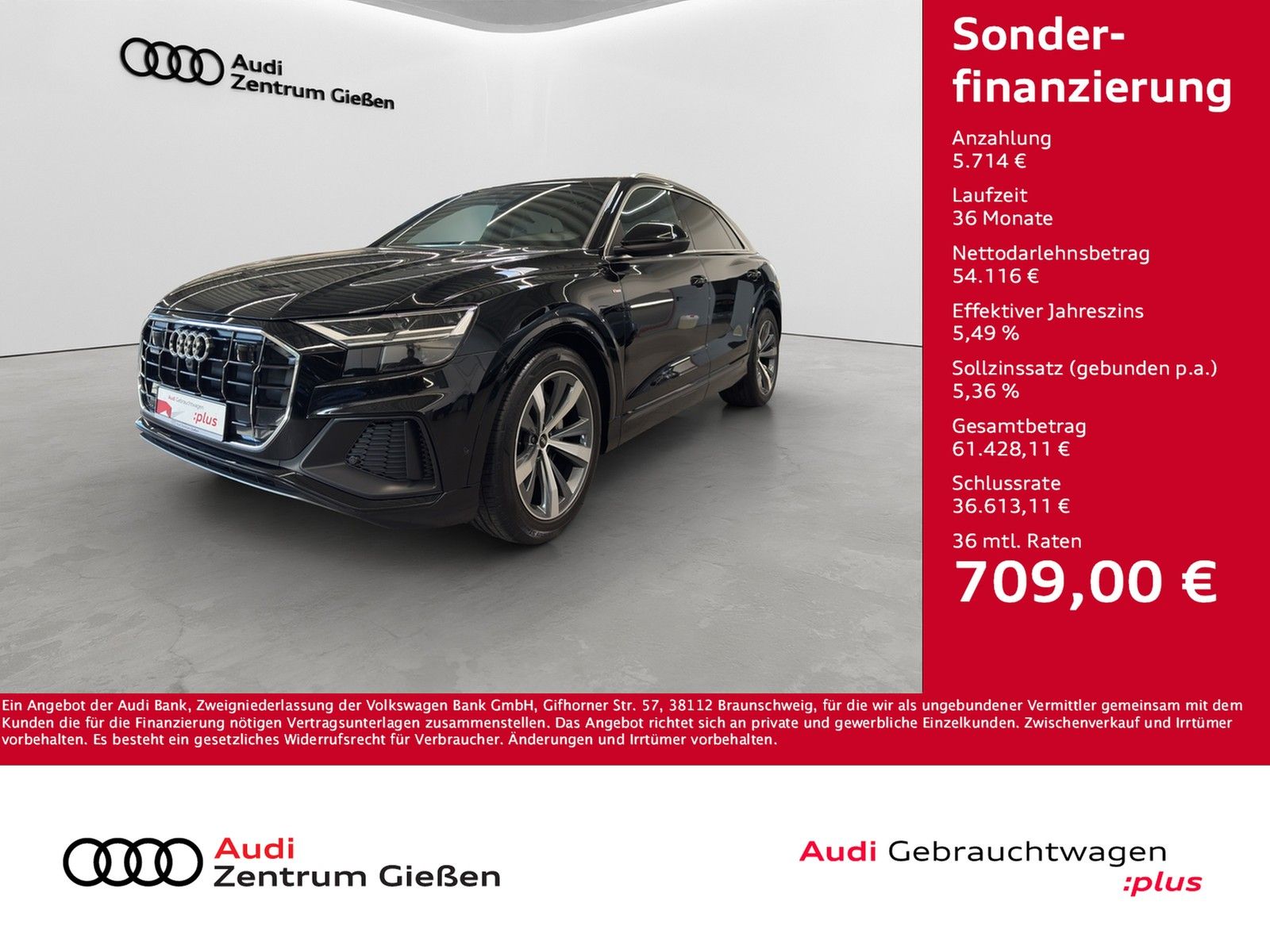 Audi Q8 50 TDI quattro S line AHK Pano 360°Kamera