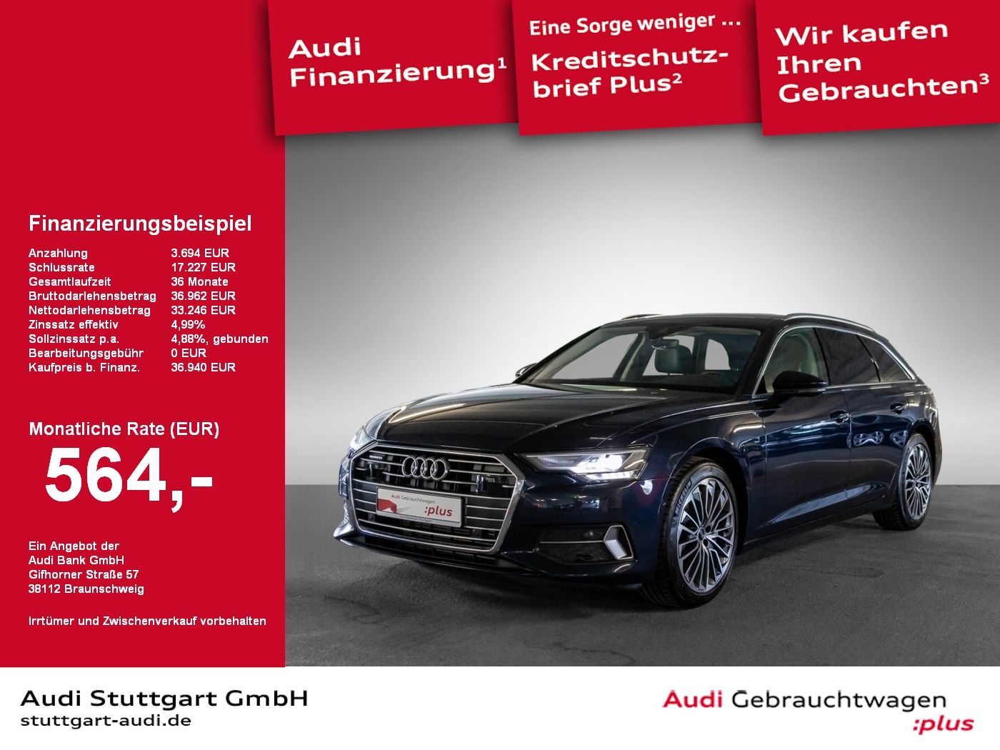 Audi A6 Avant 50 TFSI e quattro - Samsaru's Car Outlet