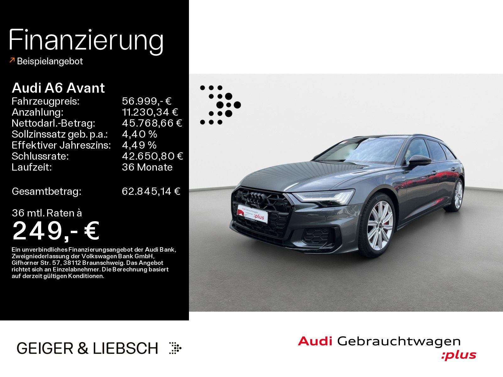 Audi A6 Avant 55 TFSIe quattro S-LINE*NAVI-PLUS*MATRI