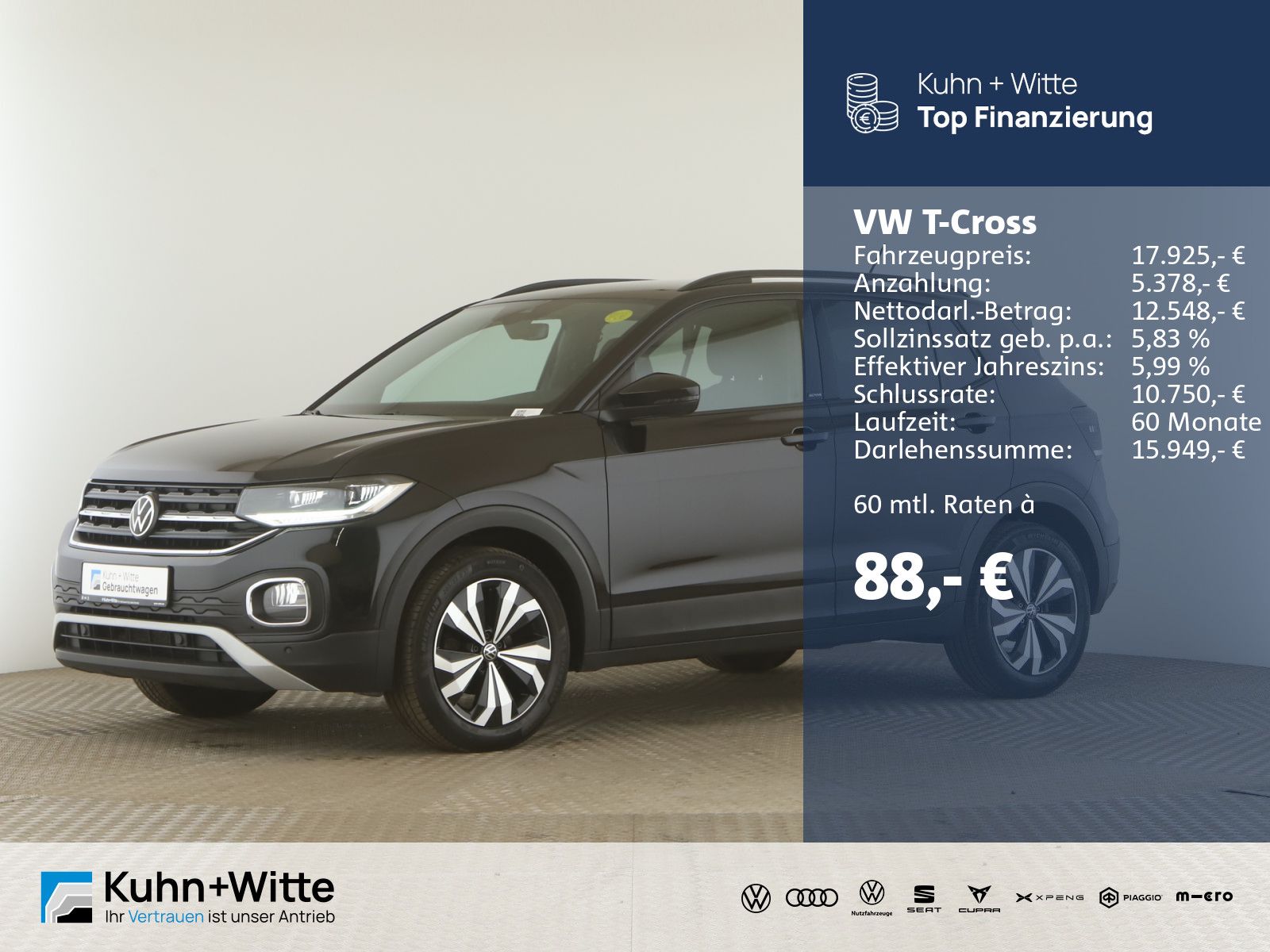 Volkswagen T-Cross 1.0 TSI Life - Samsaru's Car Outlet