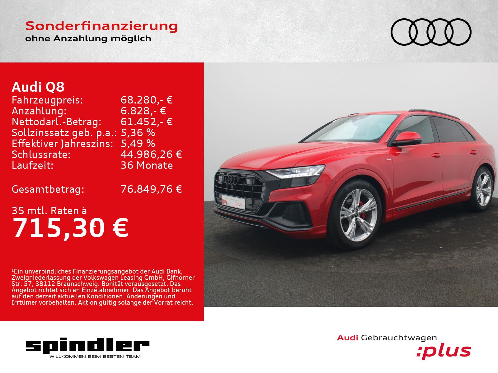 Audi Q8 S-Line 50TDI quattro / Standh, Pano, Air, AHK
