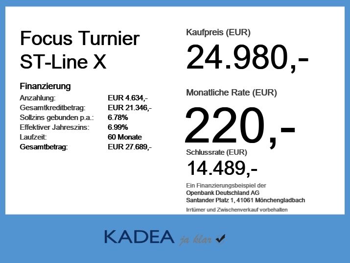 Ford Focus Turnier ST-Line X | Autom. | Kamera | LED