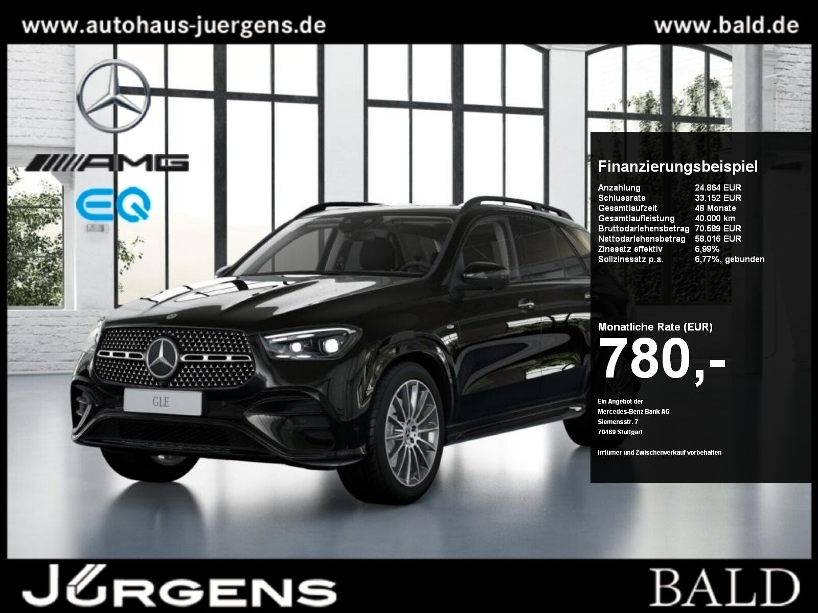 Mercedes-Benz GLE 350 de 4M AMG-Sport/MLB/360/Pano/AHK/Night