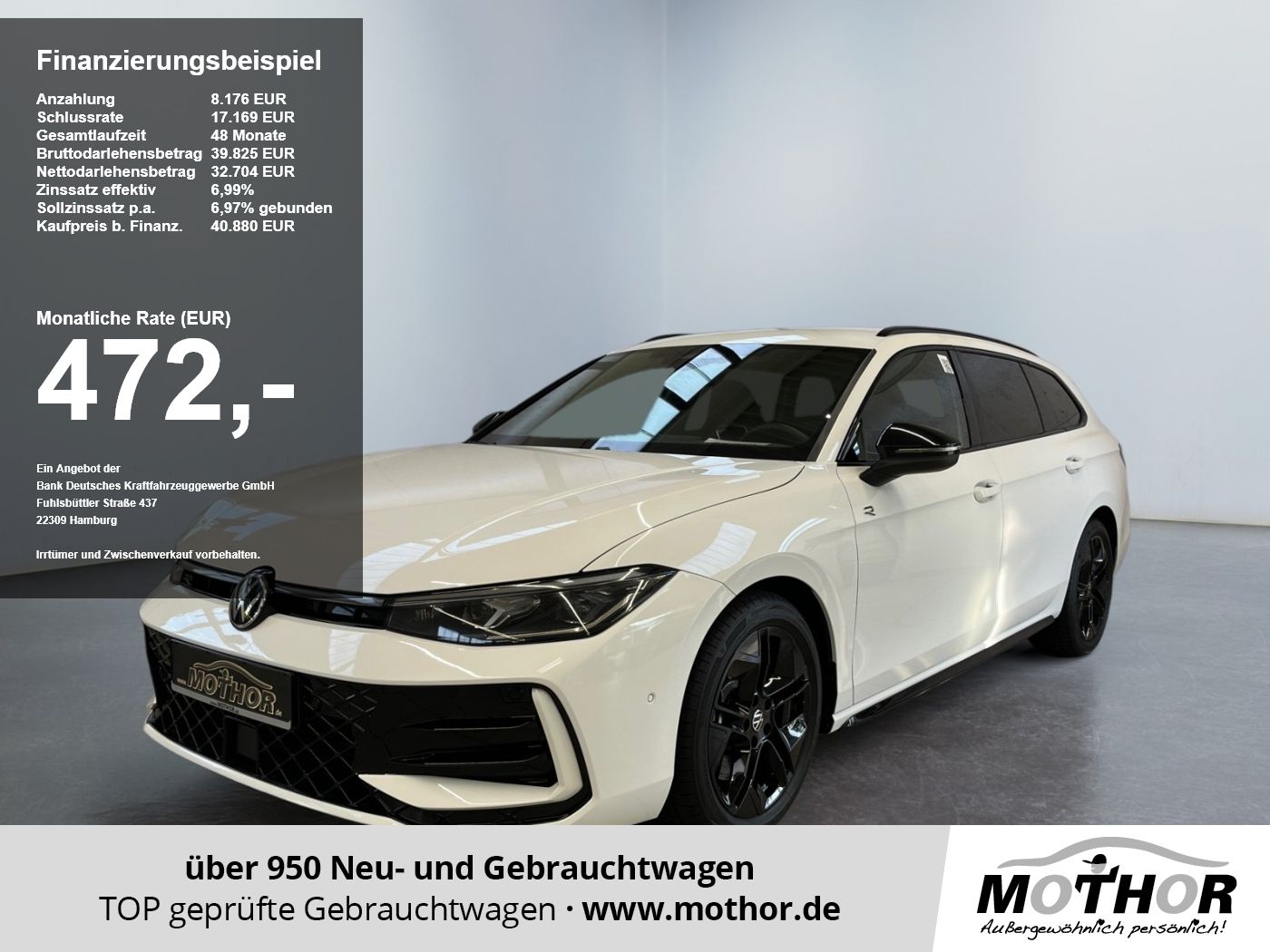 Volkswagen Passat Variant R-Line 2.0 TDI DSG 4Motion AHK DC