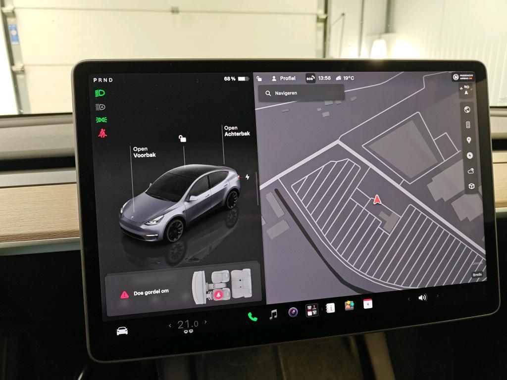 Tesla Model Y Long Range 351pk AWD 93% SoH [ TREKHAAK+