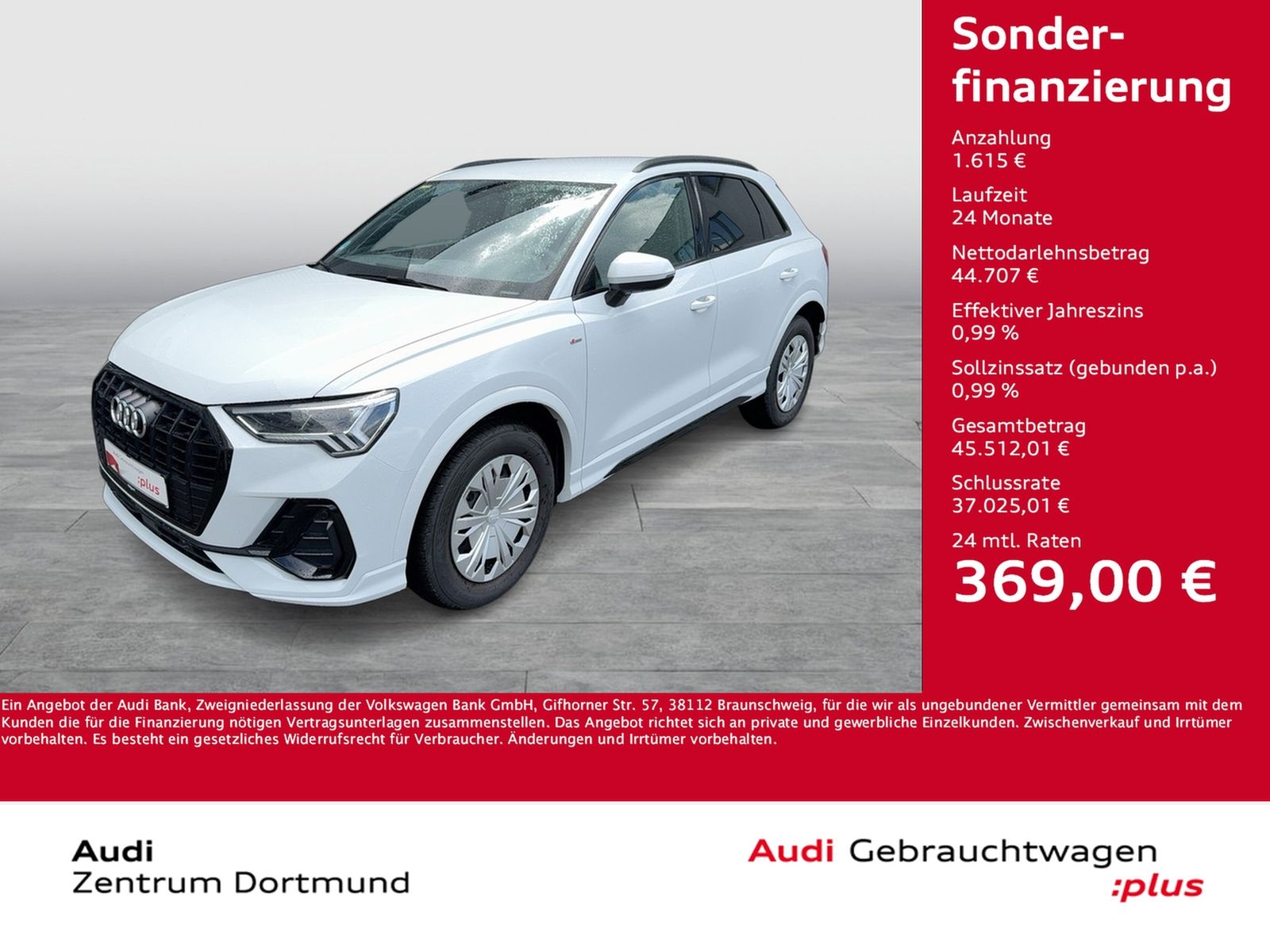 Audi Q3 40 quattro S LINE STANDHZ. AHK 360°CAM LM20