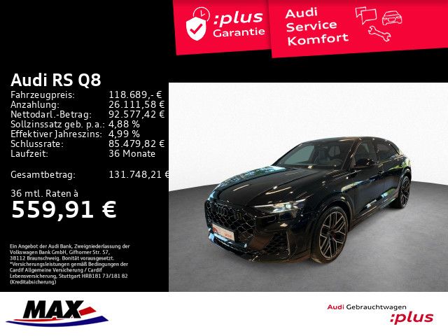 Audi RSQ8 HD MATRIX+LUFT+AHK+WABEN+PANO+B&O+HUD+VCP+