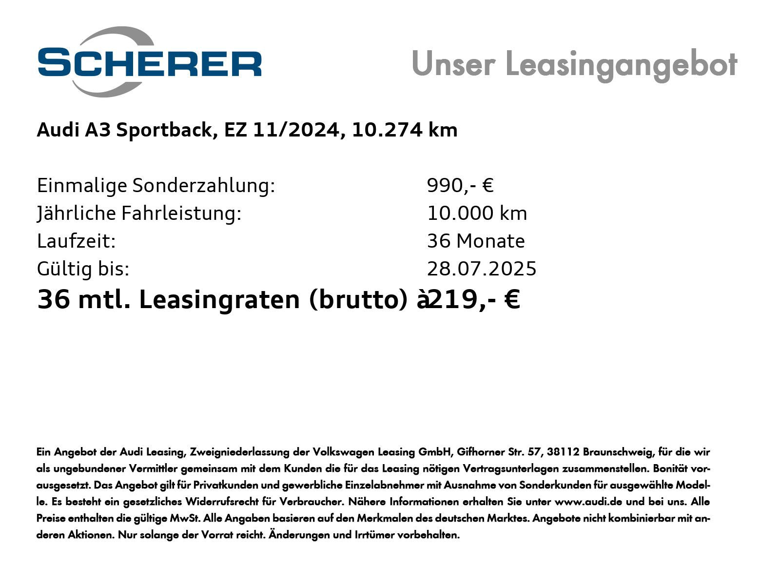Audi A3 Sportback 35 TFSI - Samsaru's Car Outlet