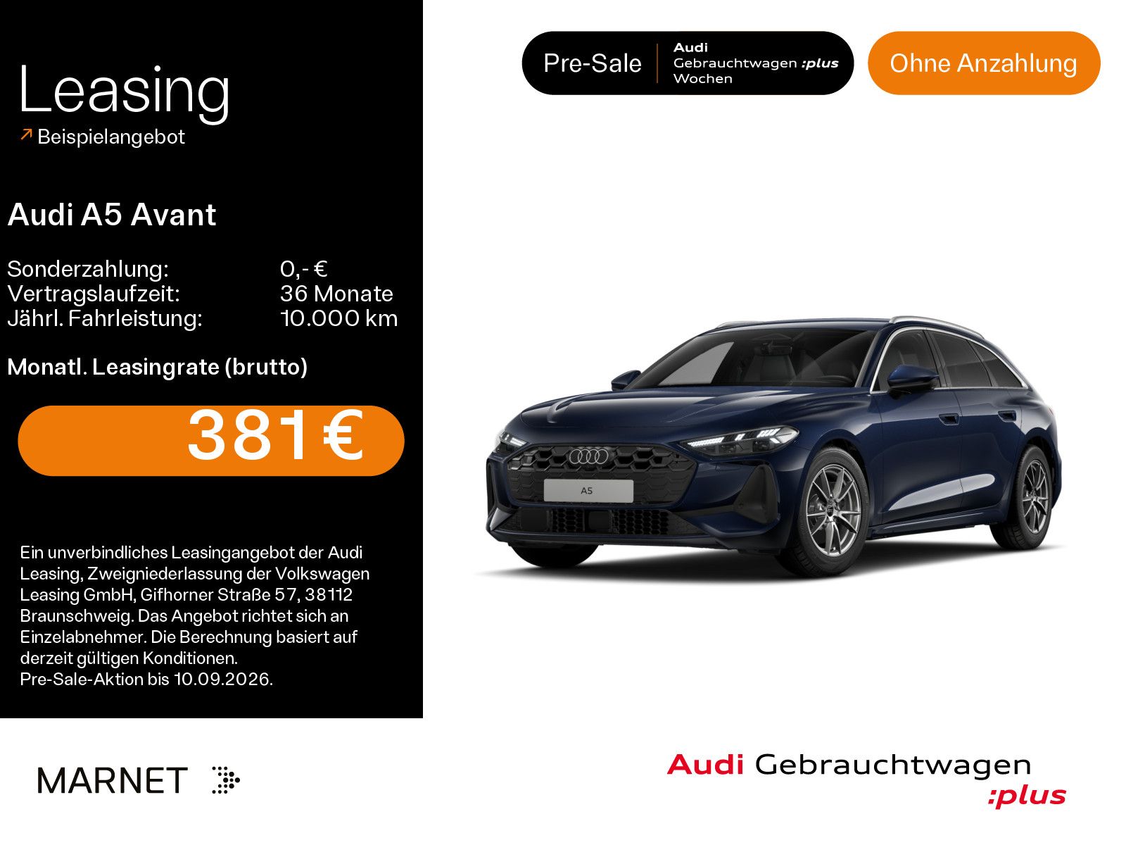 Audi A5 Avant TDI S line*Navi*Matrix*Alu*HUD*B&O*Virt