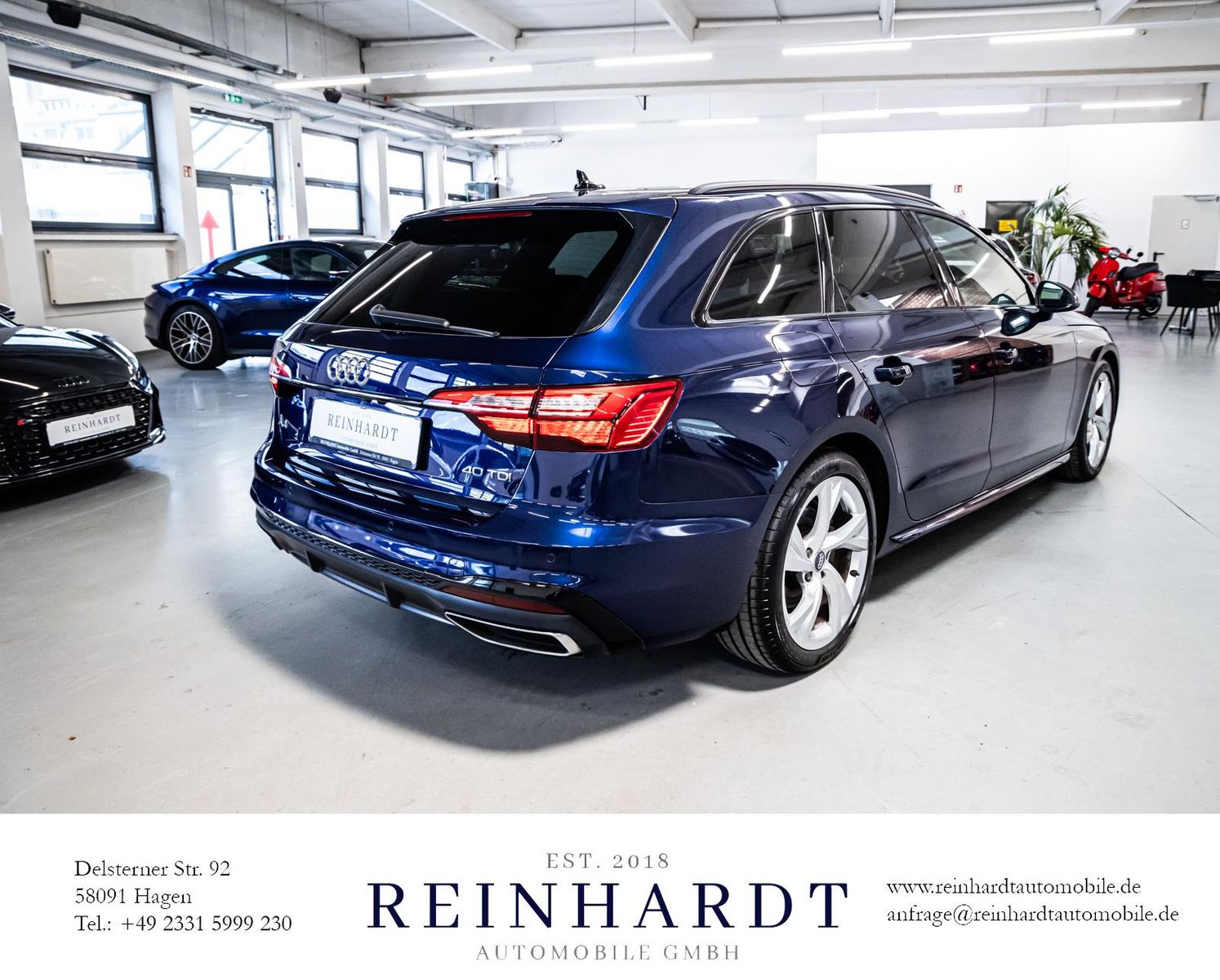 Audi A4 AVANT 40 TDI S LINE Black - Samsaru's Car Outlet