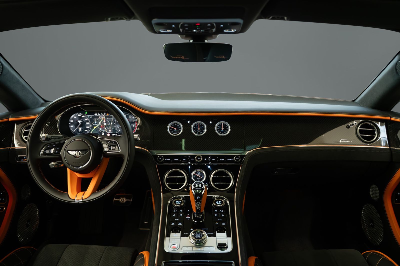 Bentley Continental GT Speed W12 Mandarin Hide Mulliner