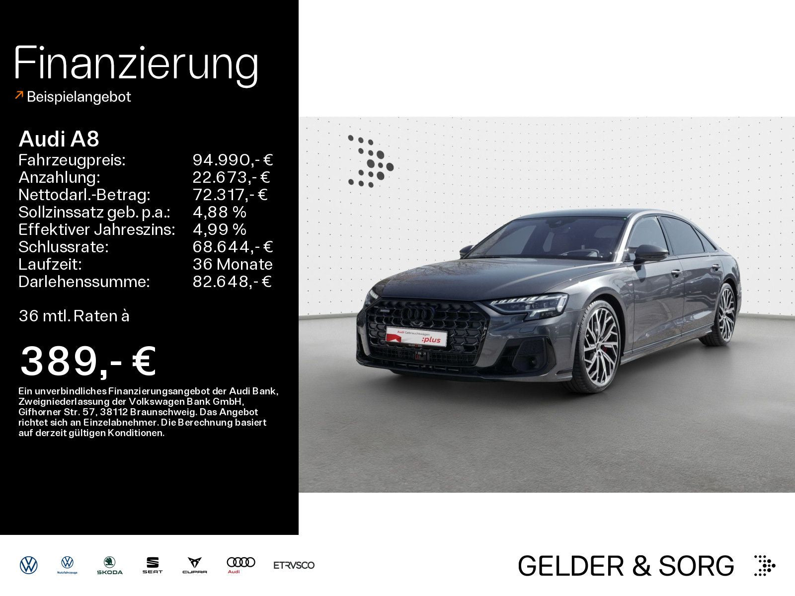 Audi A8 L 60 TFSI S-Line - Samsaru's Car Outlet