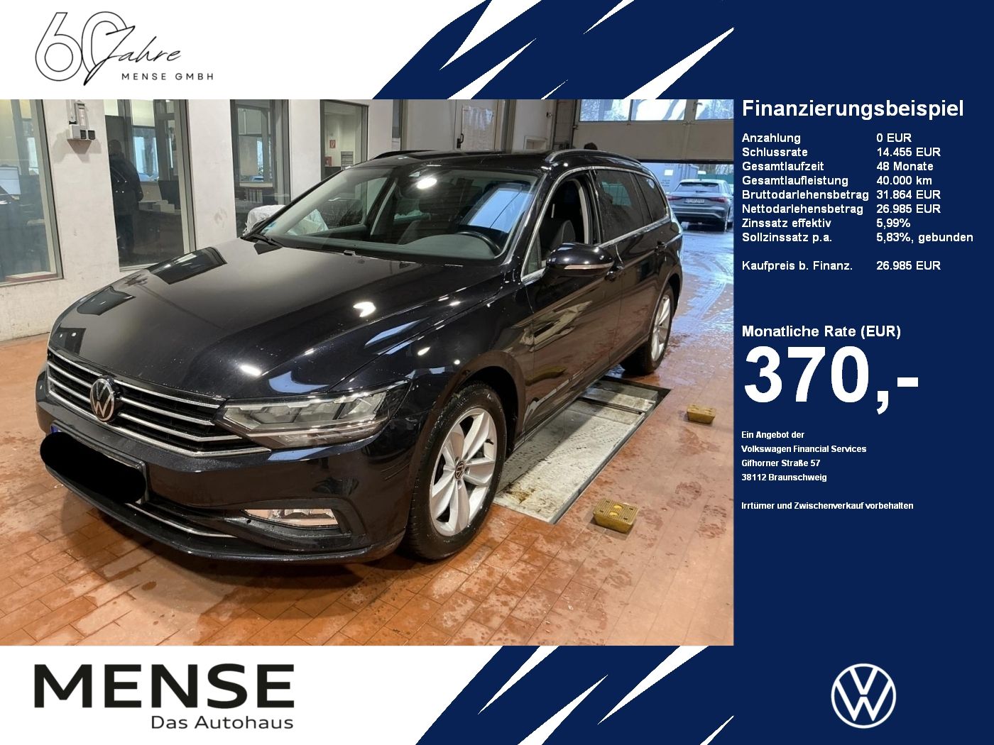 Volkswagen Passat Variant 2.0 TDI 4Motion DSG Business AHK