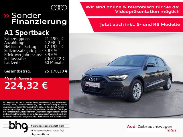 Audi A1 Sportback 25 TFSI S-tronic Virtual LED Keyles