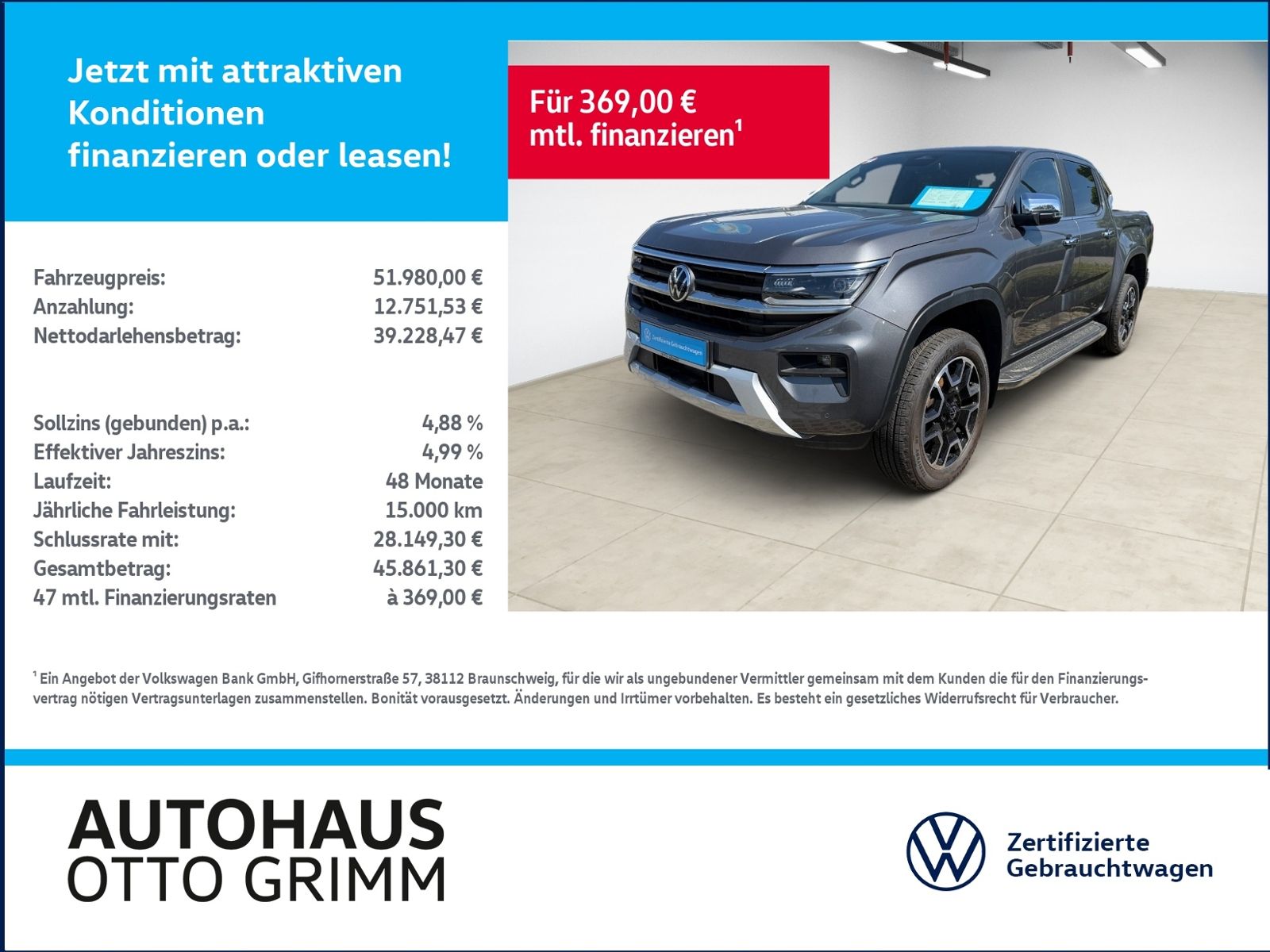 Volkswagen Amarok 3.0 TDI DSG 4M - Samsaru's Car Outlet