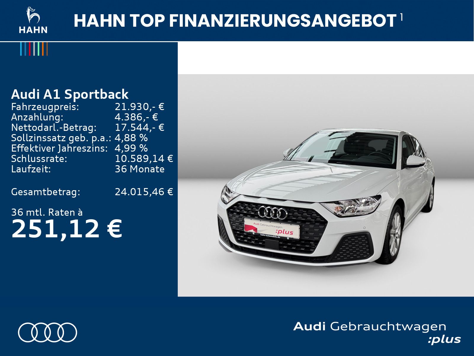 Audi A1 Sportback 25TFSI S-tronic Virtual Sietzh Einp