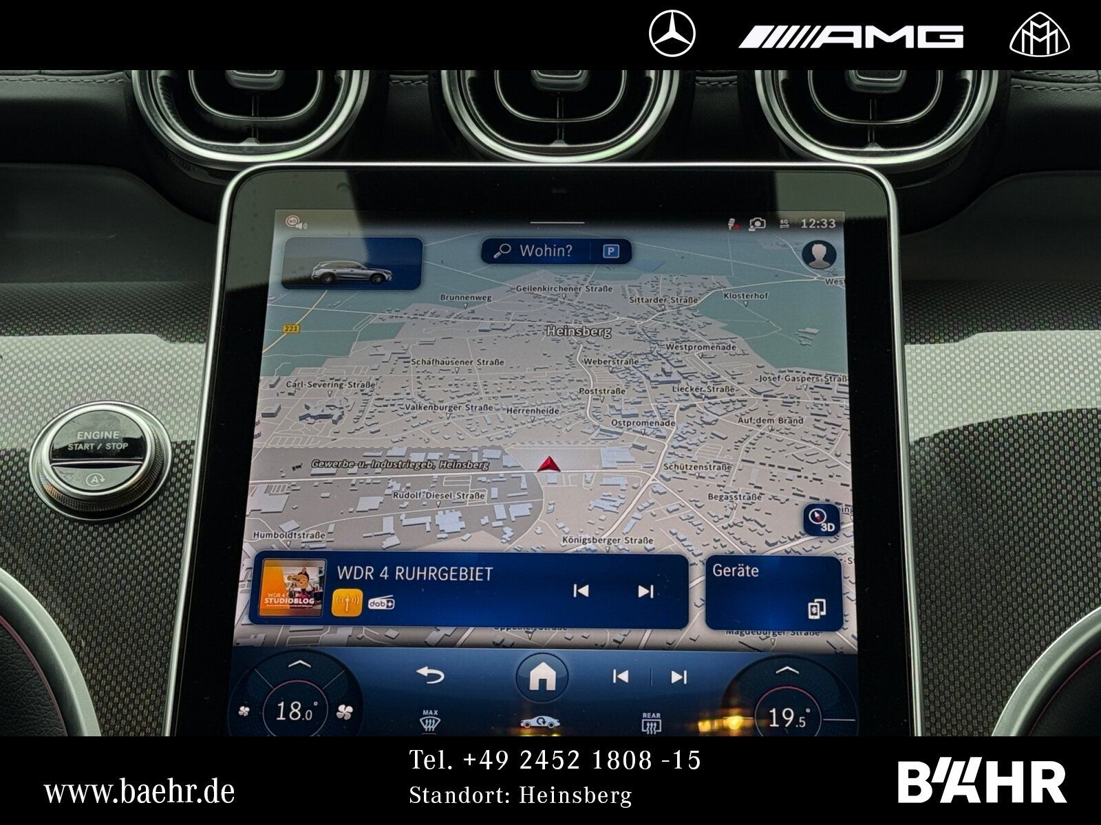 Mercedes-Benz GLC 200 d 4M AMG/MBUX/LED/AHK/Totwinkel/LMR-19"