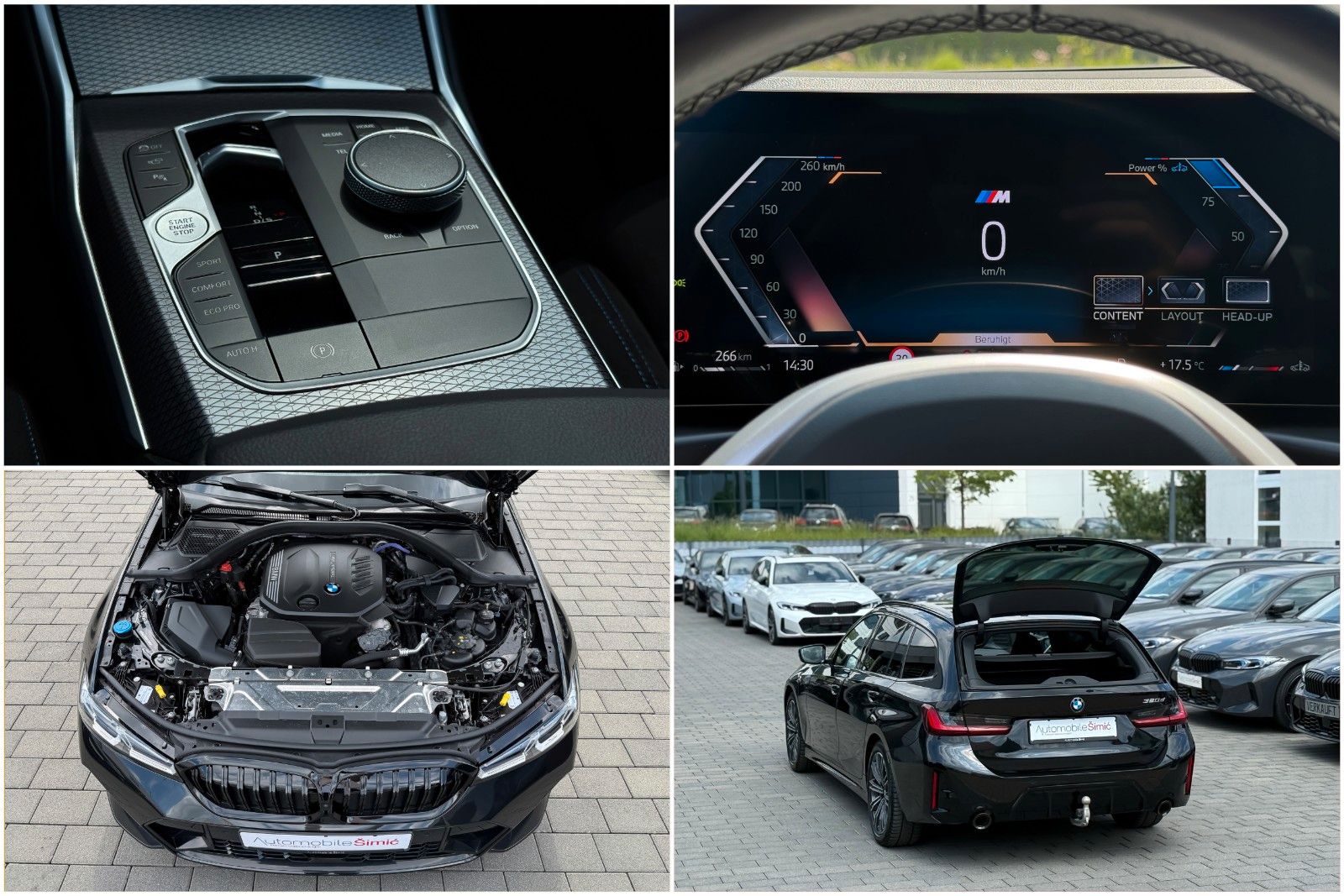 BMW 320d D M Sport AHK HuD 360° hifi ACC