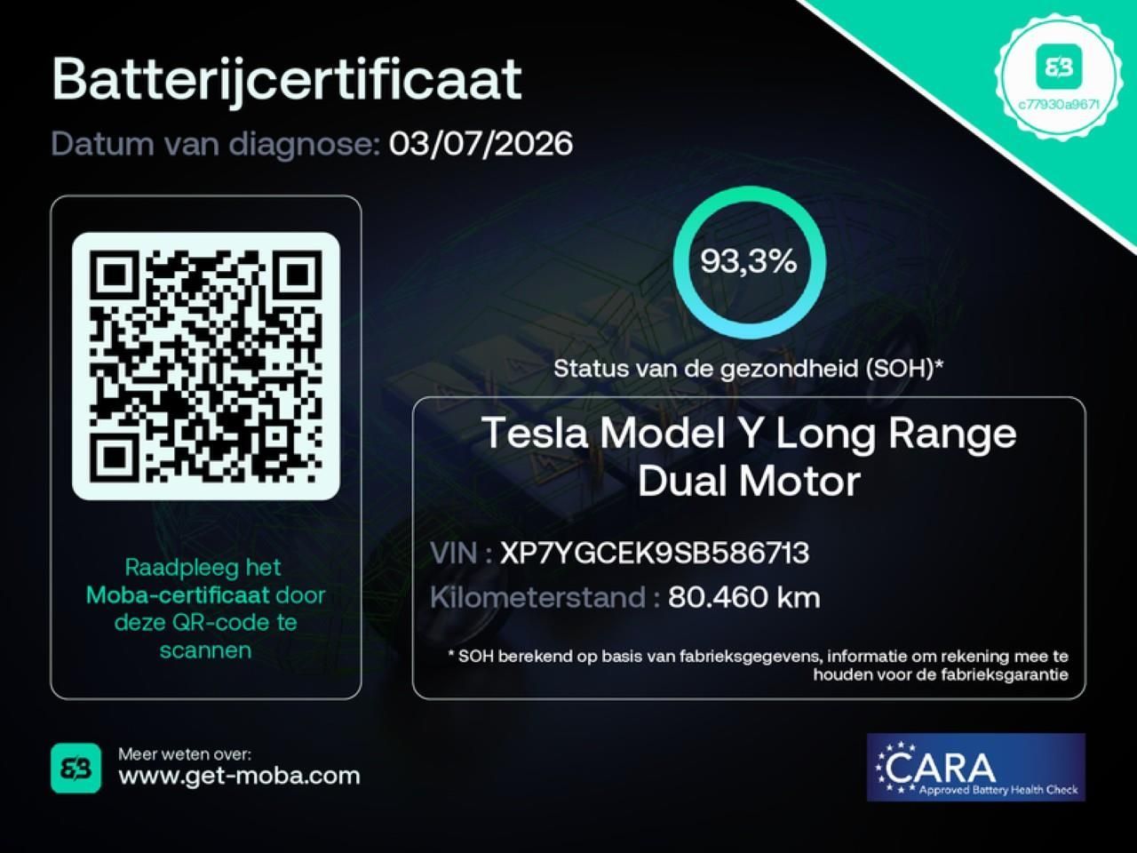 Tesla Model Y Long Range AWD 75kWh 351pk AMD RYZEN HW4