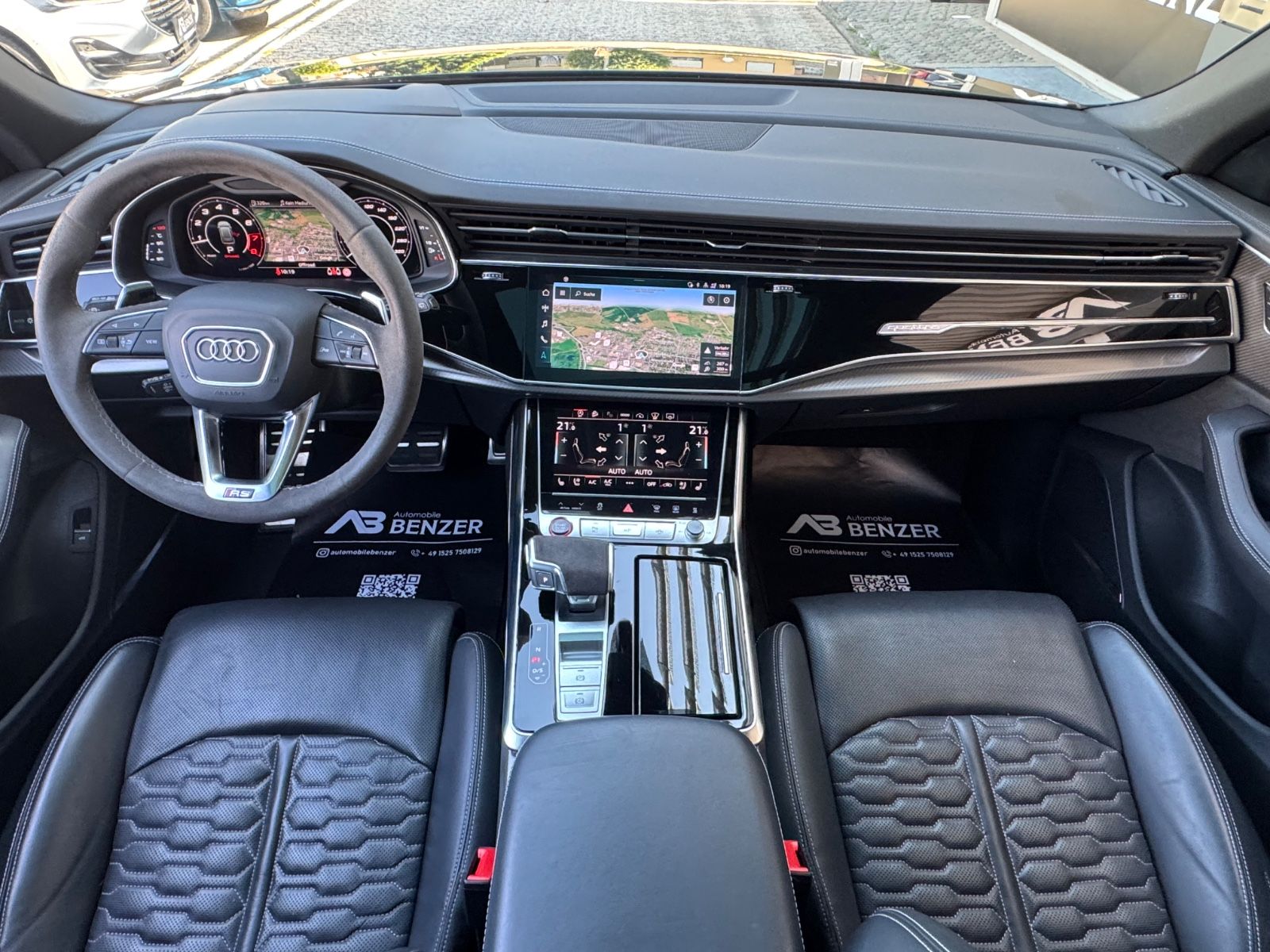 Audi RSQ8/HD-Matrix/PANO/AHK/23"/StdHeiz/BLACK/360°/