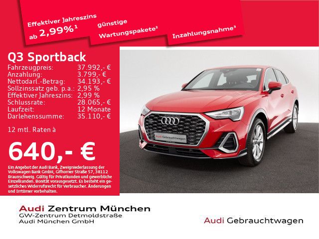 Audi Q3 Sportback 40 TFSI qu. S tronic S line - Samsaru's Car Outlet