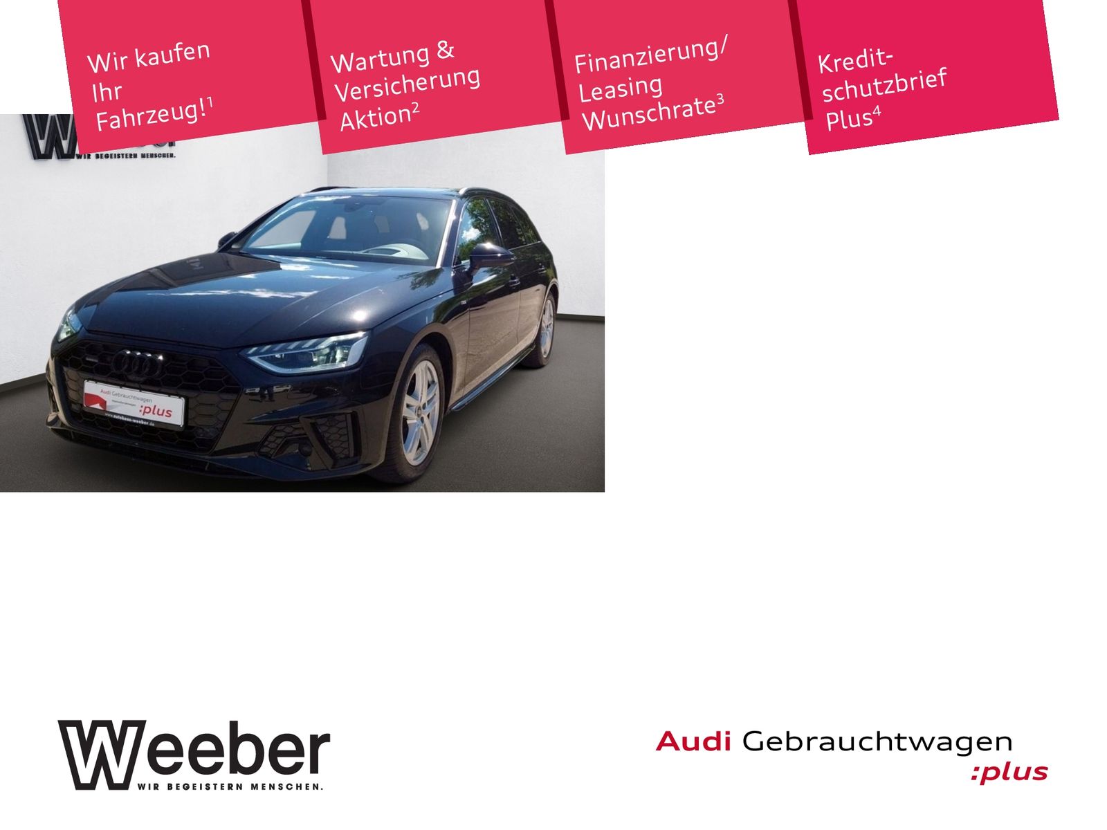 Audi A4 Avant quattro S line *AHK*B&O*HUD*PANO*APP CO