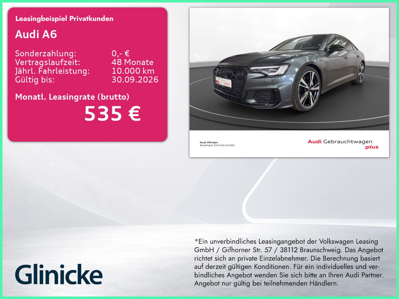 Audi A6 Lim. 50 TFSIe qu. S line AHK Pano Matrix LM 2