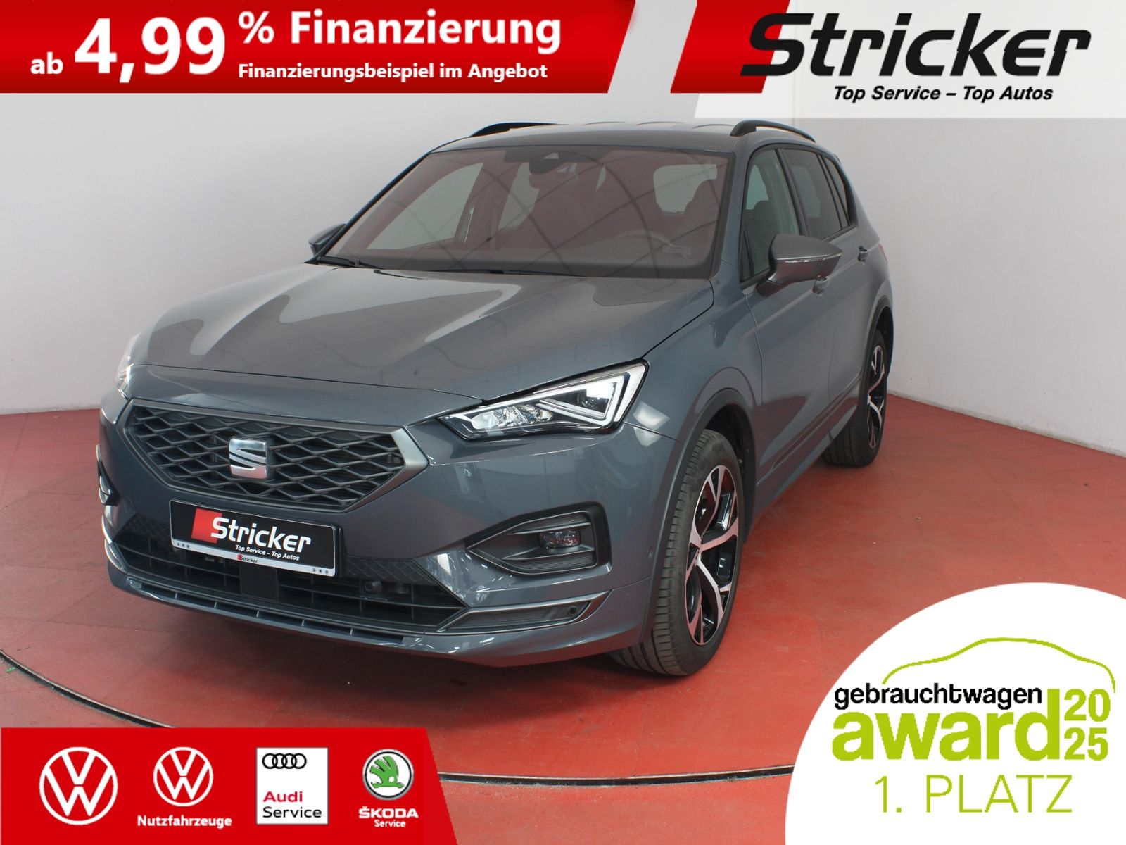 Seat Tarraco FR 2.0TDI DSG 327,-ohne Anzahlung Navi A