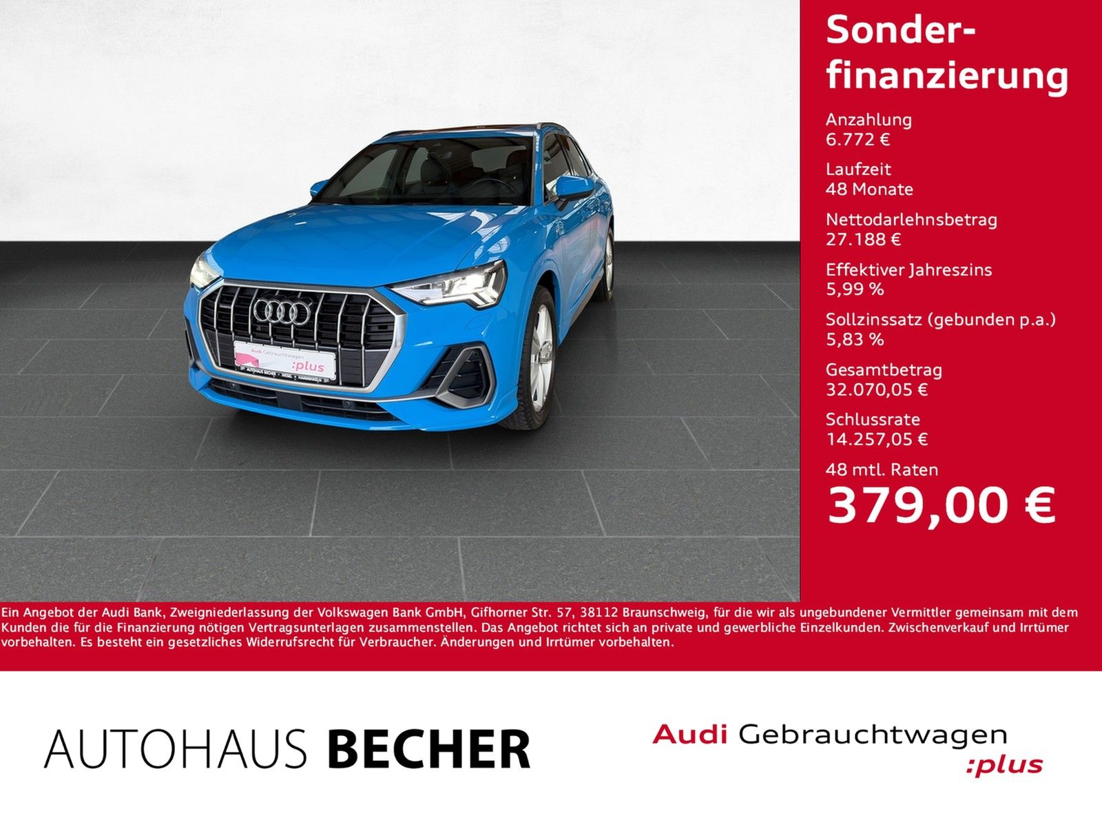 Audi Q3 S line 40 TFSI quattro S tronic /AHK/Pano/LED