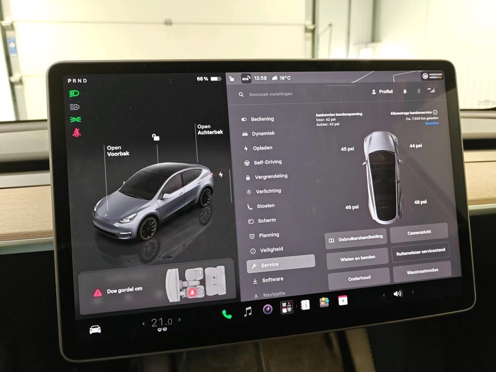 Tesla Model Y Long Range 351pk AWD 93% SoH [ TREKHAAK+