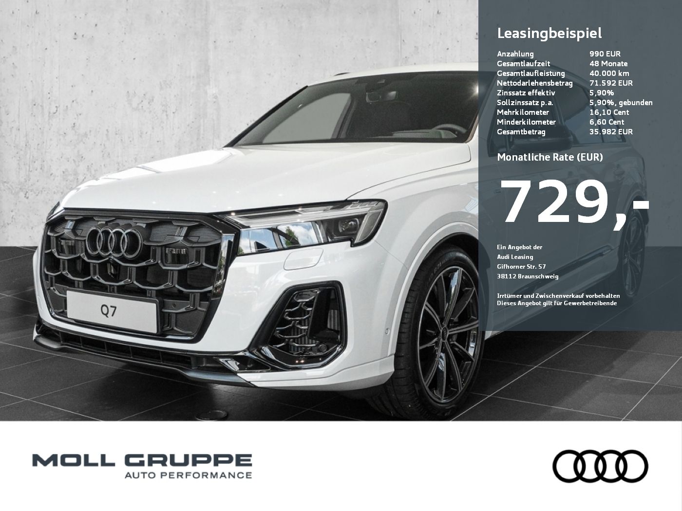 Audi Q7 SUV S line 55 TFSI e quattro 290 kW tiptronic