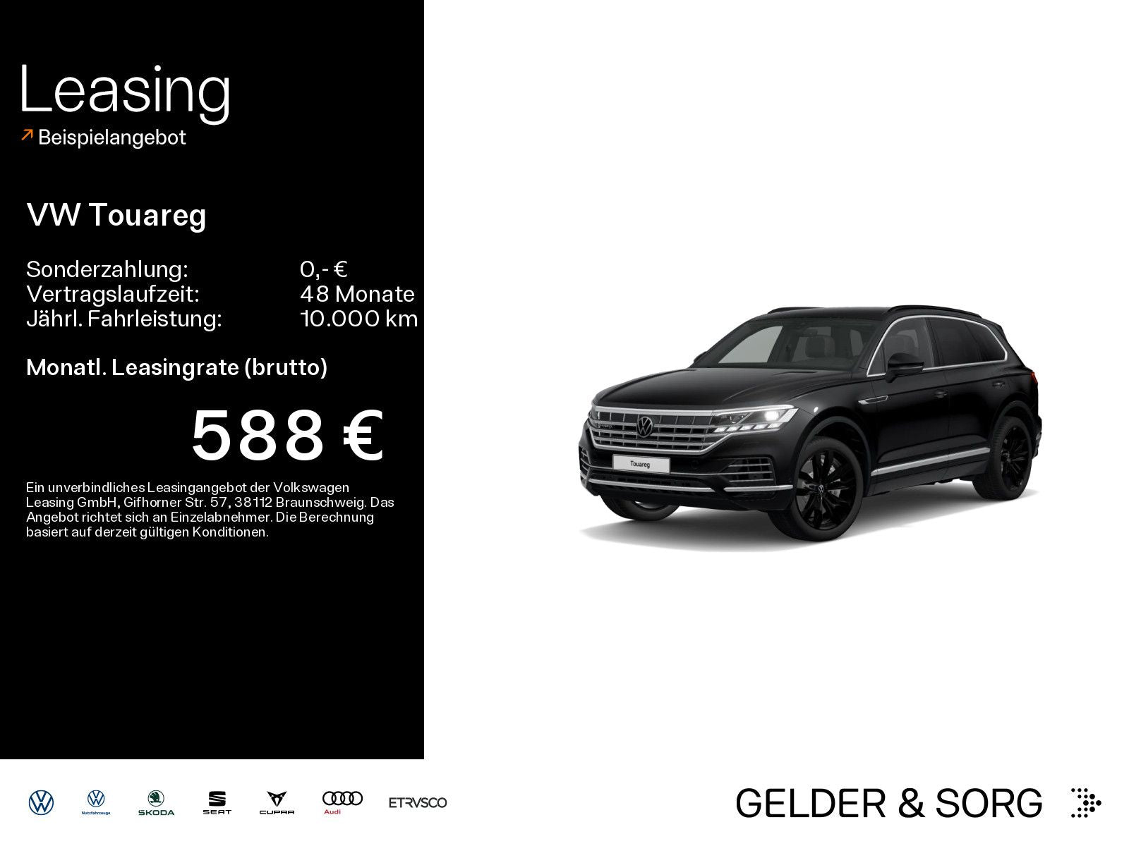 Volkswagen Touareg 3.0 eTSI Elegance DAB*21Z*Air*Pano*Leder